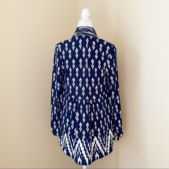 Anthro One September Martingale Blue Cardigan - S - Picture 4 of 13